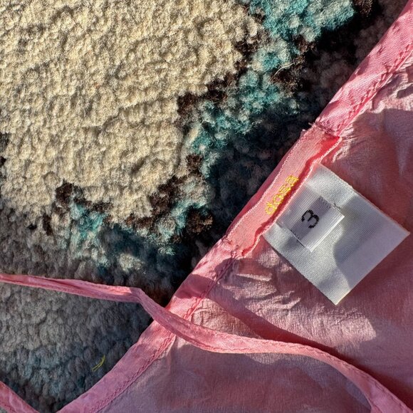 Dosa Baby Pink Silk Slip Mini Dress Size 3 - Picture 4 of 8